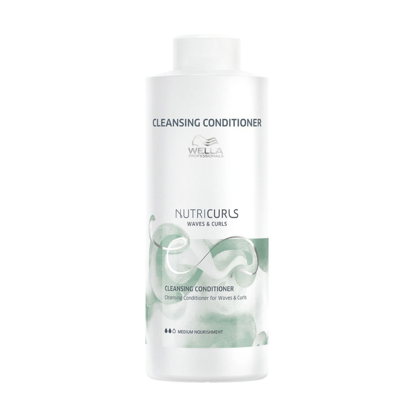 Очищувальний кондиціонер Wella Professionals Nutricurls Waves And Curls Medium Nourishment Cleansing Conditioner для хвилястого волосся, 1 л
